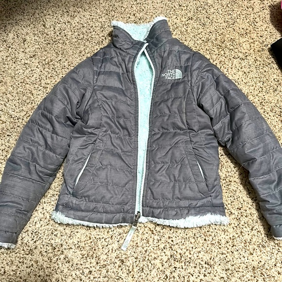 The North Face fuzzy lined coat